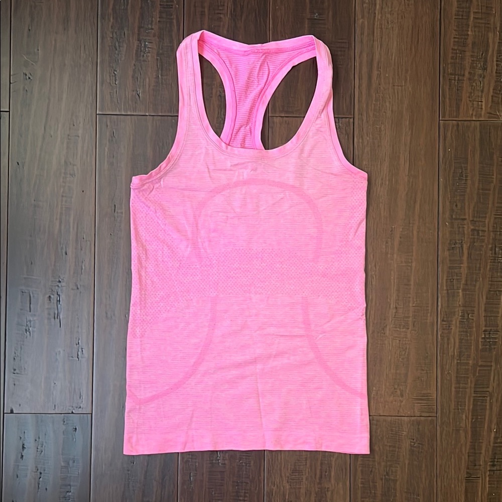 Pink Racerback Tank Top